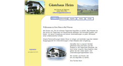 Desktop Screenshot of gaestehausheim.de