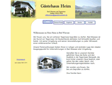Tablet Screenshot of gaestehausheim.de